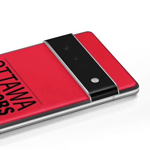 NHL Ottawa Senators Lineup Google Pixel 6 Skin